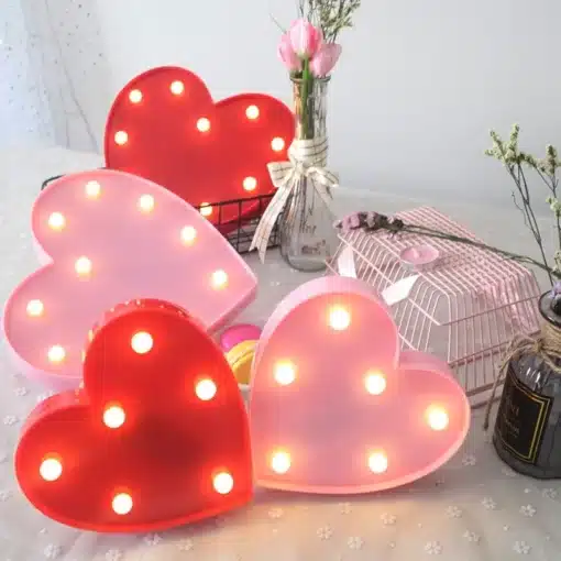 Heart Shape Love Light - Pink - Image 2