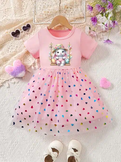 Easter Tutu Dress - Pink - CHILD