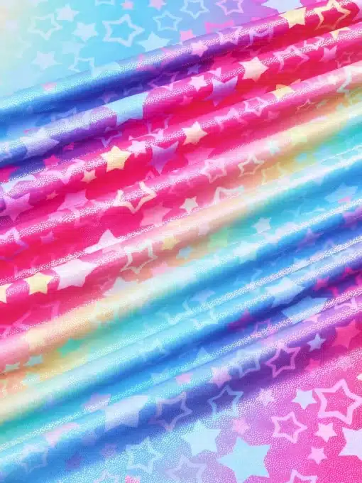 Long Sleeve Leotard - Rainbow Star - Image 5