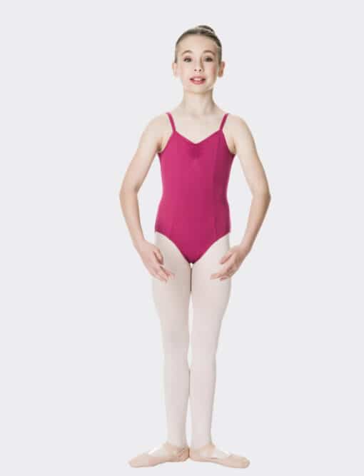 Camisole Strap Leotard - Mulberry - CHILD