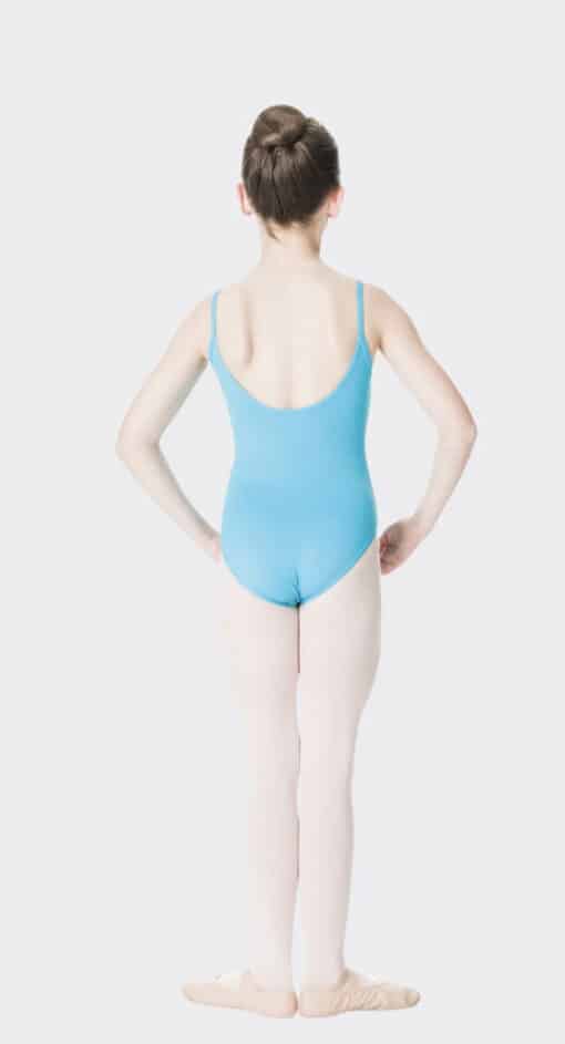 Camisole Strap Leotard - Turquoise - CHILD - Image 2