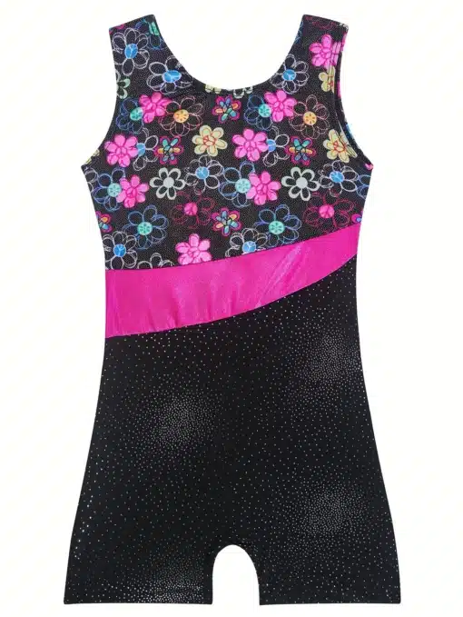 Gym Floral Unitard - 5yrs