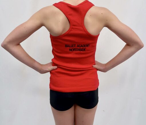 D BAN Ribbed Singlet - Red - CHILD *SALE - Image 2