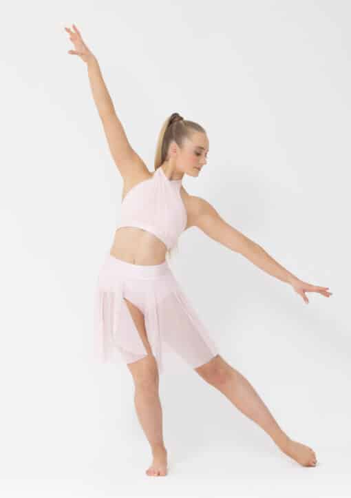 Alyssa Crop Top - Pale Pink - ADULT