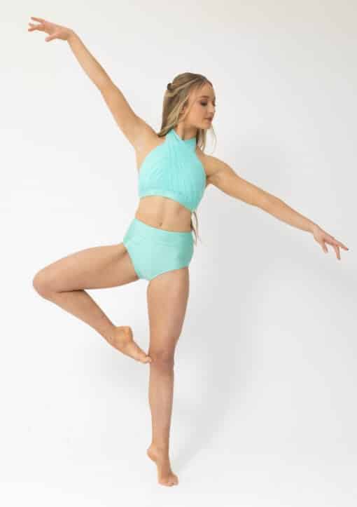 Alyssa Crop Top - Mint - CHILD