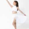 Alyssa Crop Top - White - ADULT