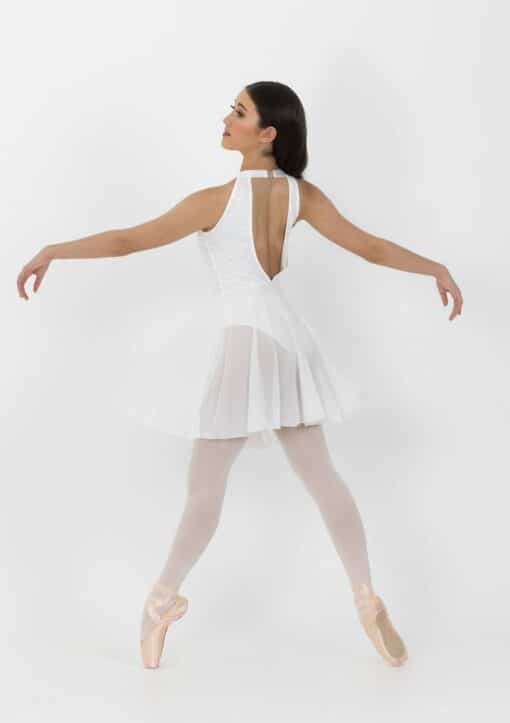 Amelia Lyrical Dress - White - CHILD - Image 2