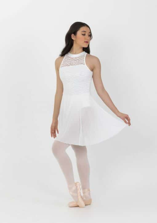 Amelia Lyrical Dress - White - CHILD