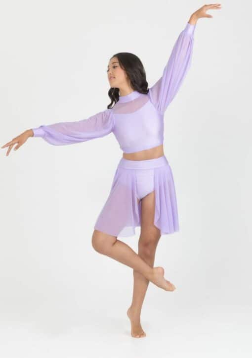 Annabelle Crop Top - Lilac - CHILD