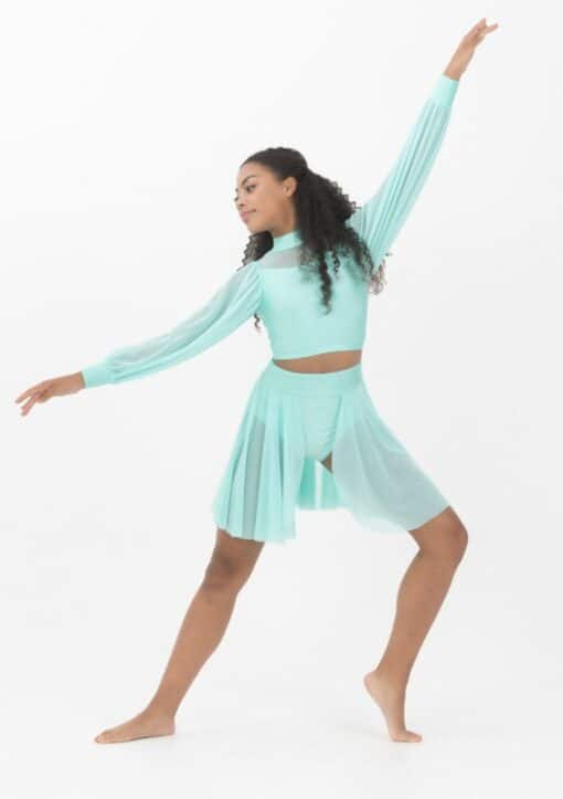 Annabelle Crop Top - Mint - CHILD