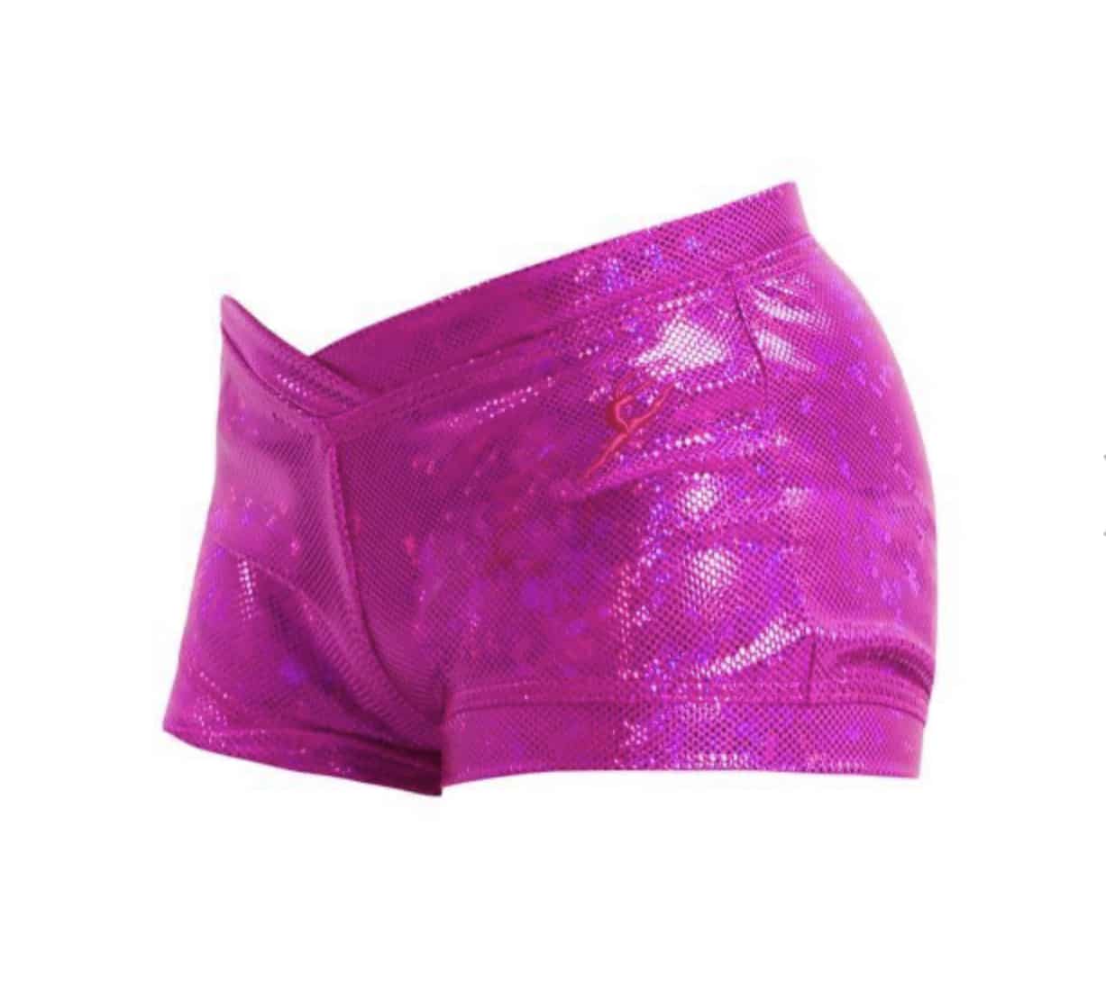 Indie Boy Leg Short Hot Pink CHILD Spangles Dancewear