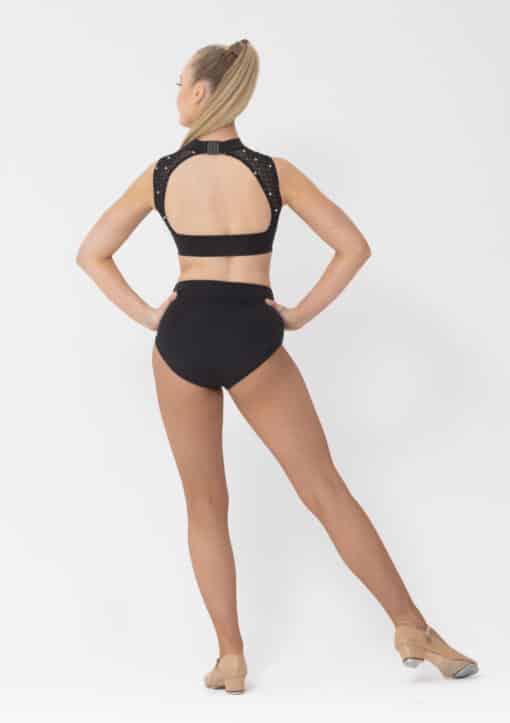 Broadway Crop Top - Black - CHILD - Image 2