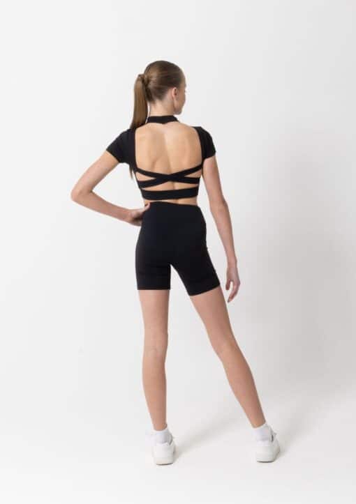 Bethanie Crop Top - Black - CHILD - Image 2