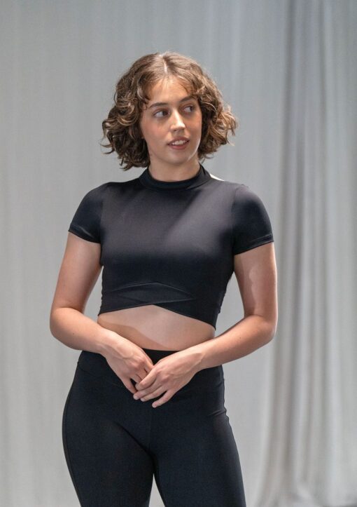 Bethanie Crop Top - Black - ADULT - Image 3