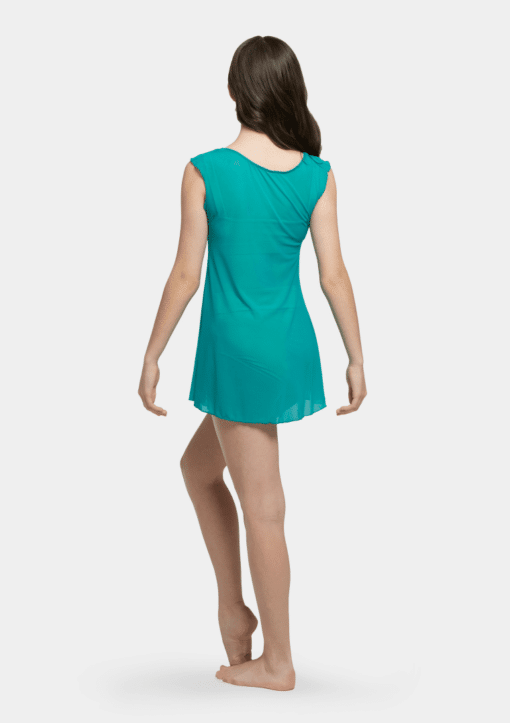 Mesh Slip Dress - Seafoam - CHILD - Image 2