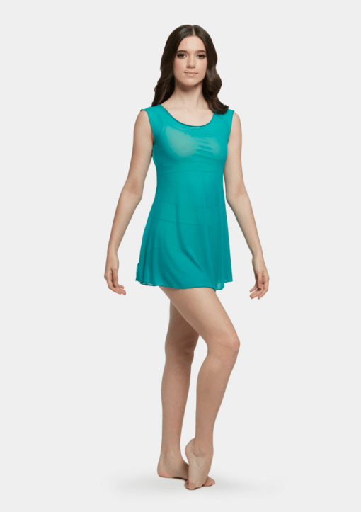 Mesh Slip Dress - Seafoam - CHILD