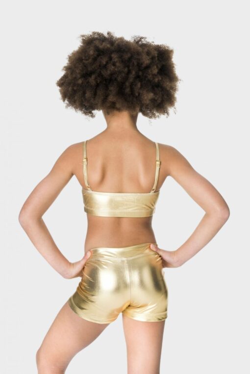 Metallic Crop Top - Gold - ADULT - Image 2