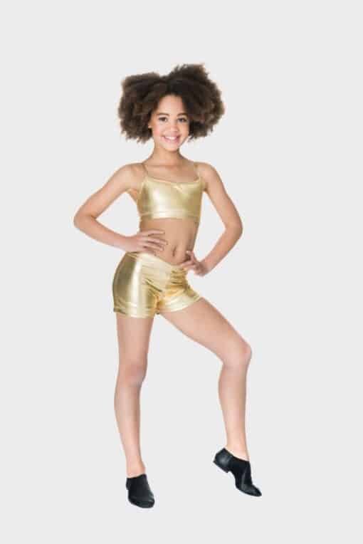 Metallic Crop Top - Gold - ADULT