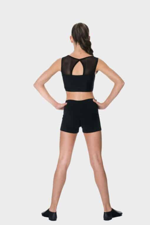 Mesh Crop Top - Black - ADULT - Image 2
