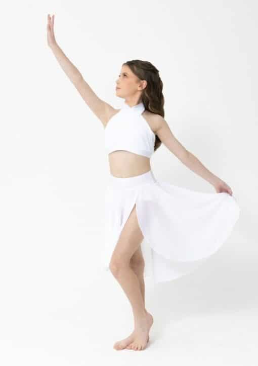 Inspire Mesh Skirt - White - ADULT