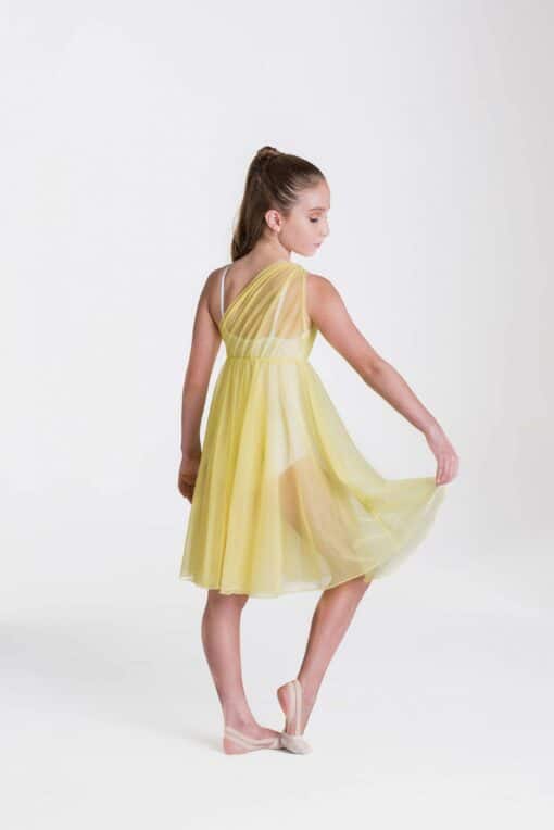Grecian Lyrical Dress - Lemon - CHILD - Image 2