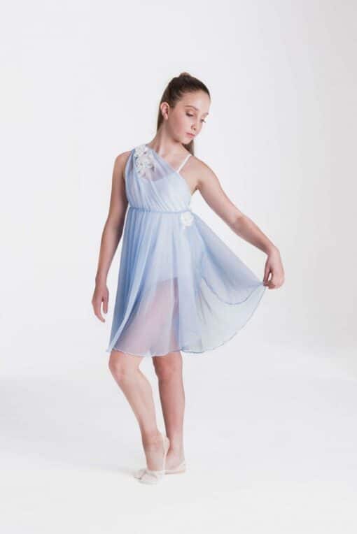Grecian Lyrical Dress - Pale Blue - CHILD