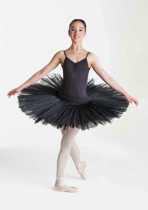 Half Tutu Skirt - Black - CHILD
