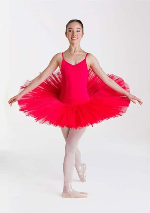 Half Tutu Skirt - Red - ADULT