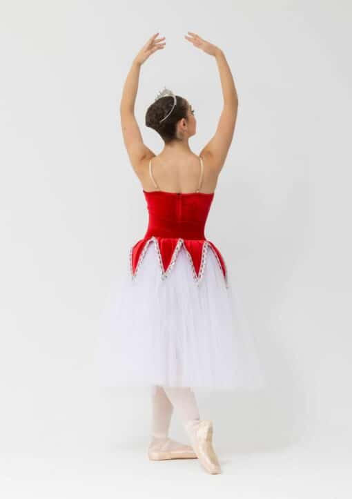 Luna Romantic Tutu Dress - Red - CHILD - Image 2
