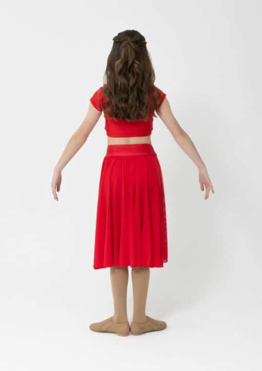 Inspire Mesh Skirt - Red - ADULT - Image 2