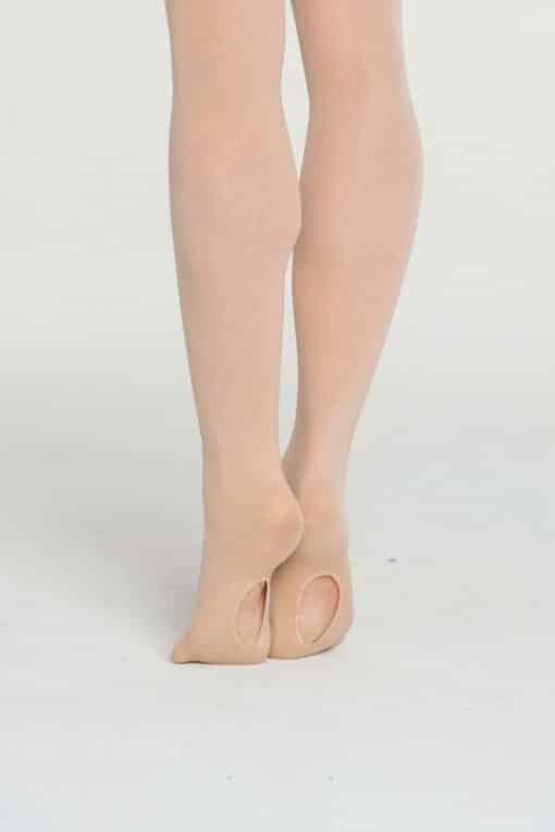 St7 Convertible Ballet Tights - Salmon Pink - ADULT