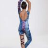 Snake Charmer Unitard - Blue - ADULT - Image 2