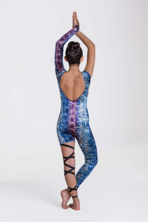 Snake Charmer Unitard - Blue - CHILD - Image 2