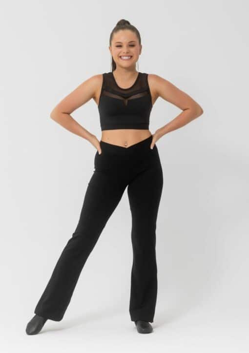 Molly Crop Top - Black - CHILD
