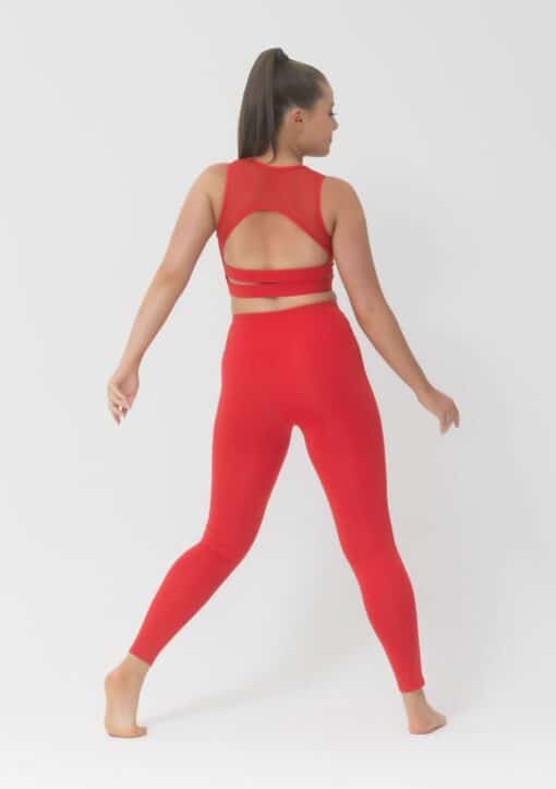 Molly Crop Top - Red - CHILD - Image 2