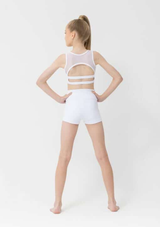 Molly Crop Top - White - ADULT - Image 2
