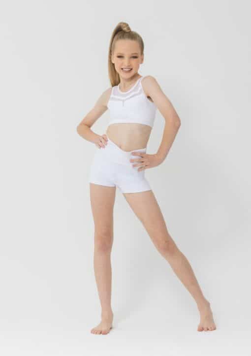 Molly Crop Top - White - ADULT