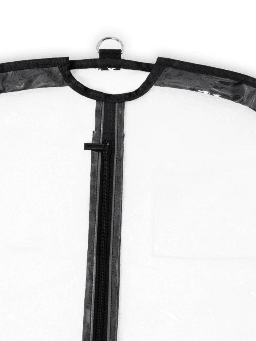 Garment Bag - Clear/Black - Image 2