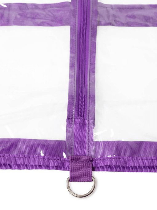 Garment Bag - Clear/Purple - Image 2