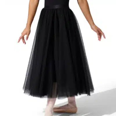 Etoile Long Tutu Skirt - Black
