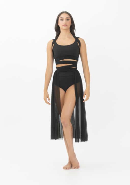 Mesh Overdress - Black - CHILD - Image 2