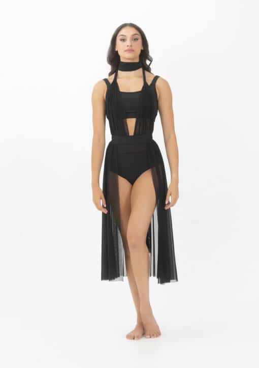 Mesh Overdress - Black - CHILD - Image 4