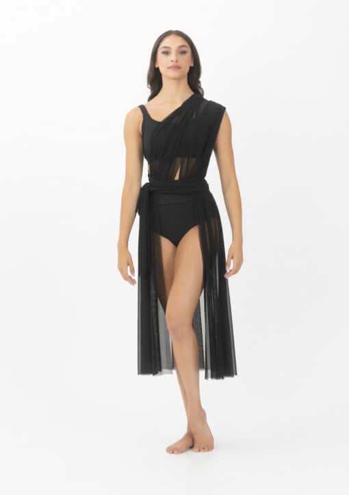 Mesh Overdress - Black - CHILD - Image 6