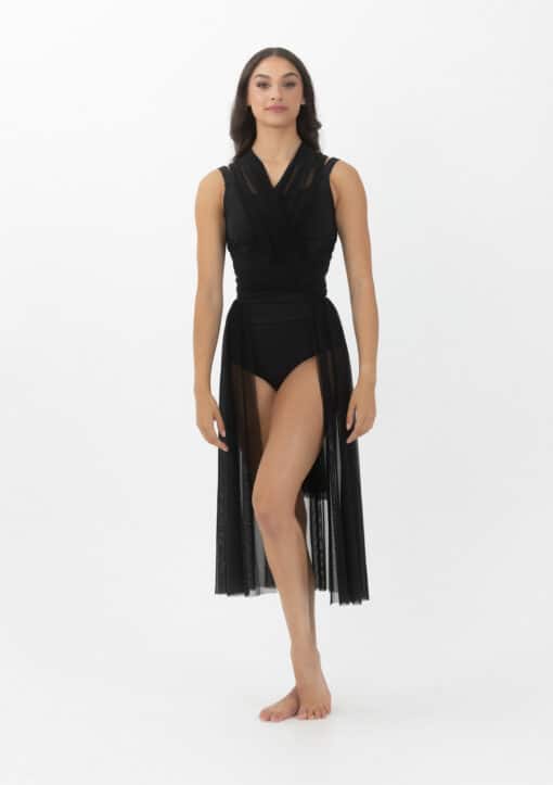 Mesh Overdress - Black - CHILD - Image 3