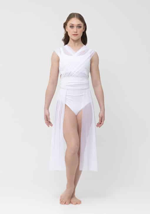 Mesh Overdress - White - CHILD - Image 3