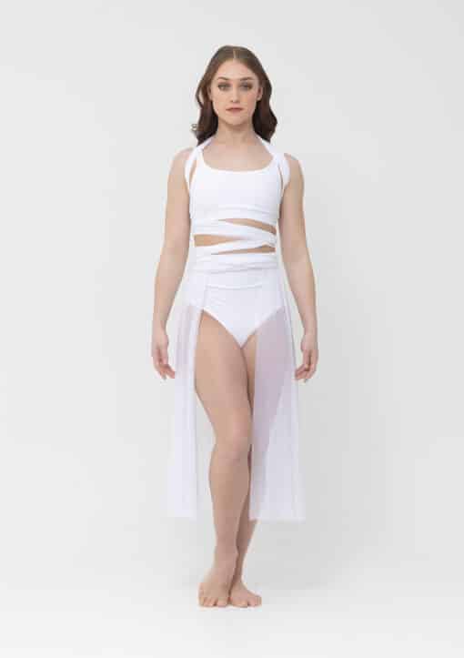 Mesh Overdress - White - CHILD - Image 4