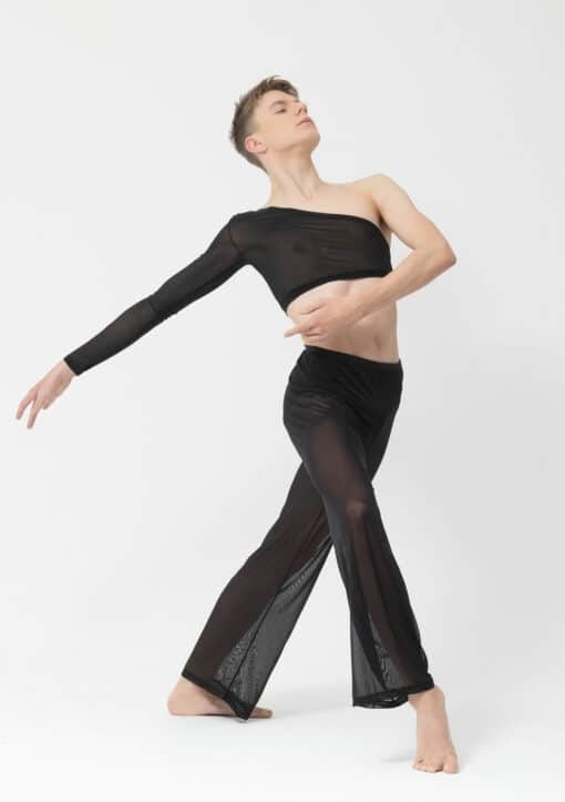 Eden Single Sleeve Crop - Black - CHILD - Image 3