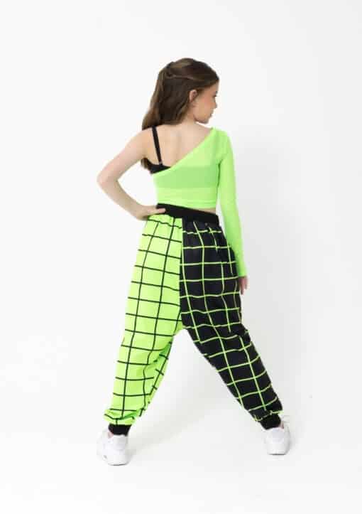 Eden Single Sleeve Crop - Lime - ADULT - Image 2