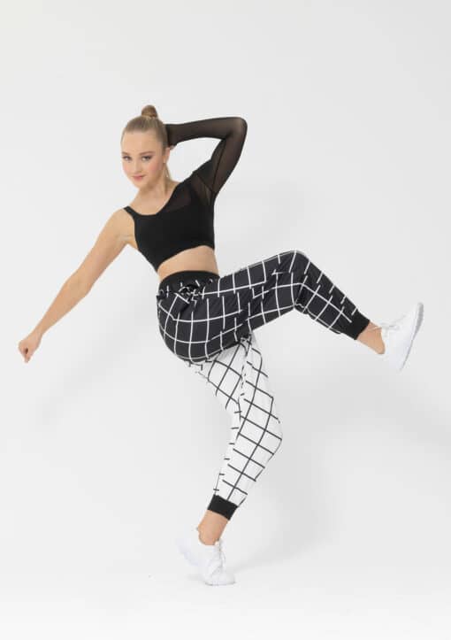 Eden Single Sleeve Crop - Black - CHILD
