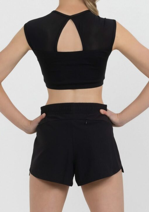 Eco Running Short - Black - ADULT - Image 2